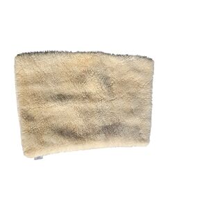 Superwash Pillow Overlay - Merino Sheep's Wool Pile Fabric Pillow Case 20x26